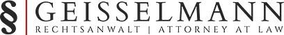 Rechtsanwaltskanzlei Dr. Geisselmann, LL.M. Einrichten, Tischlerei, Innenarchitektur Logo